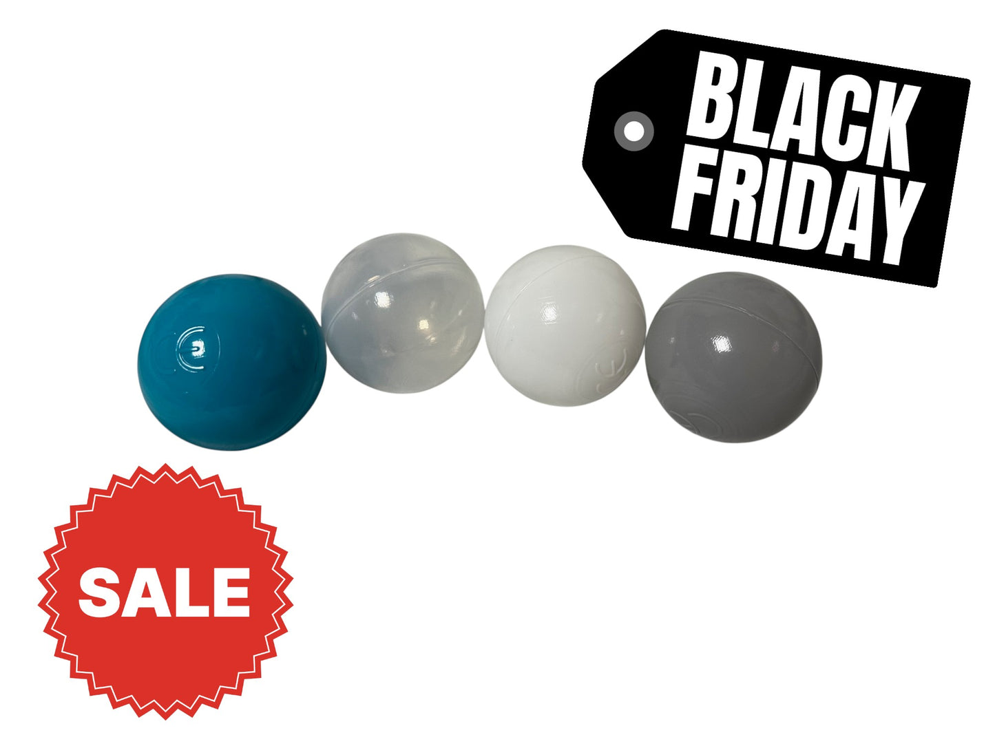 Blau Mix - Bällebad Bälle 6cm 1000Stück