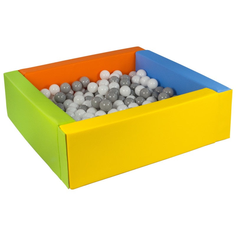 Bällebad bunt eckig