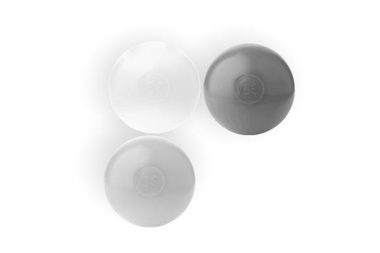 Grau Mix - Bällebad Bälle 6cm 100Stück