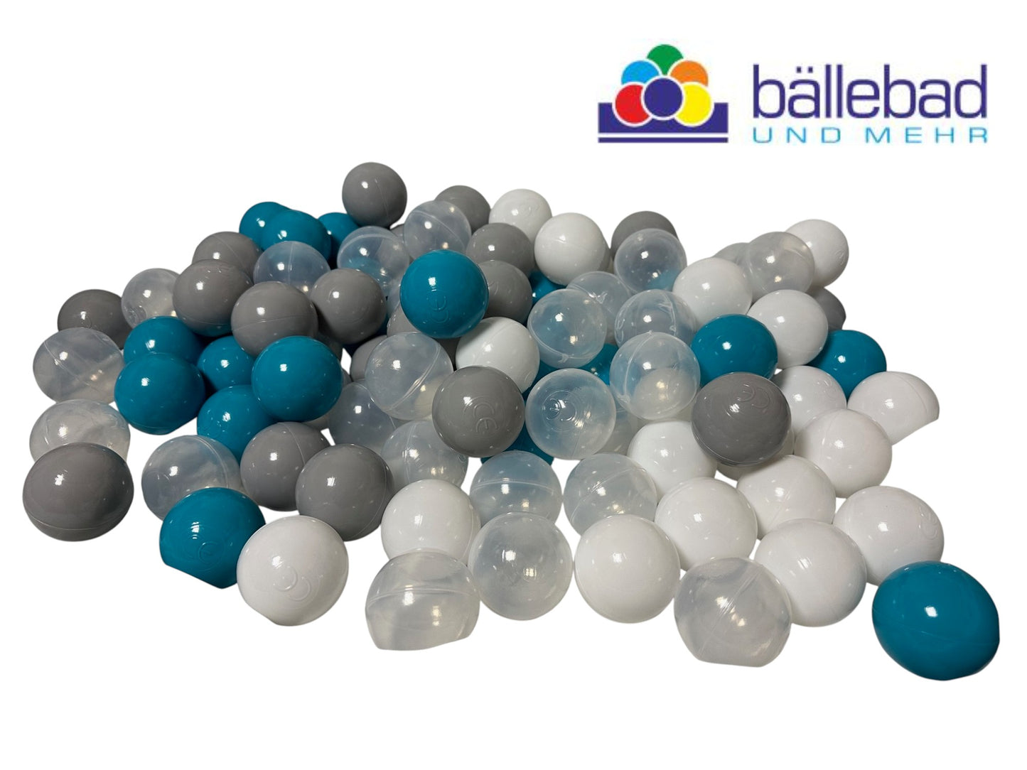 Blau Mix  - Bällebad Bälle 6cm 200Stück