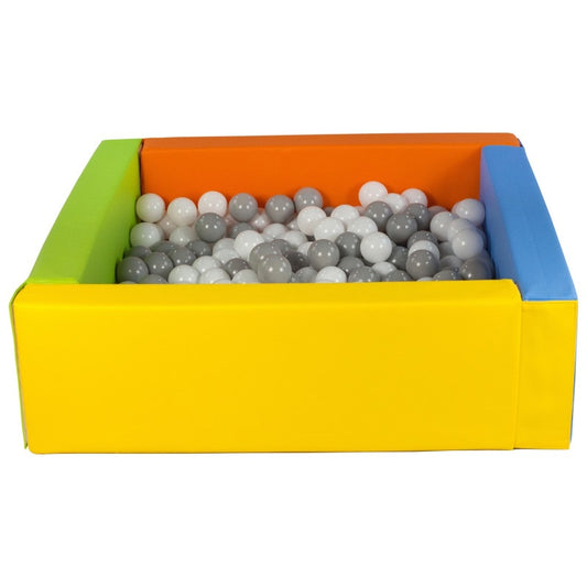 Bällebad bunt eckig