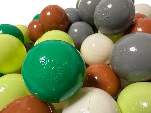 Bio Bällebad Bälle - Farben Mix 1 / 6cm 100Stück günstig online kaufen