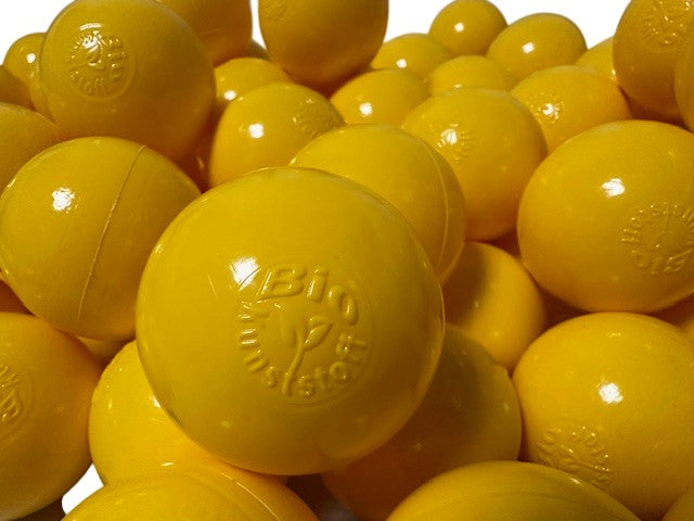 Bio Bällebad Bälle - Gelb 6cm 100Stück günstig online kaufen