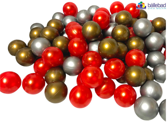 Weihnachts Mix - Bällebad Bälle 6cm 200Stück