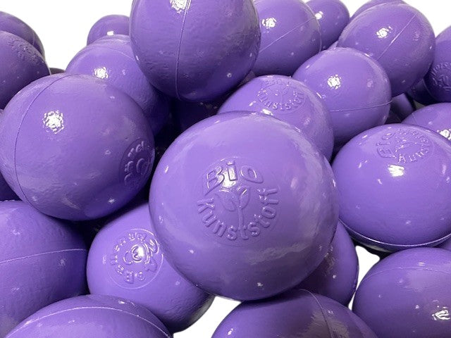 Bio Bällebad Bälle - Lila 6cm 100Stück günstig online kaufen