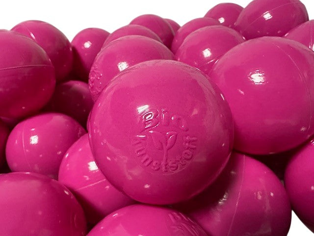 Bio Bällebad Bälle - Magenta 6cm 100Stück günstig online kaufen
