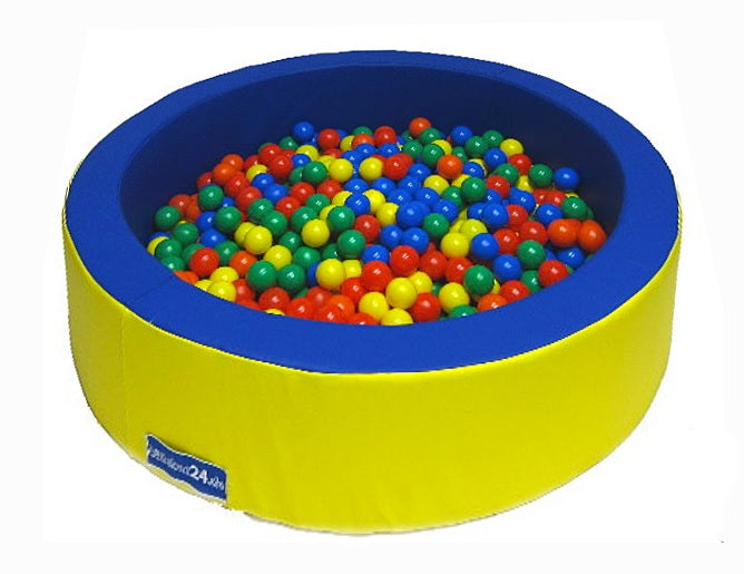 Bällebadpool Rund mit 500 Bälle Schaumstoff Bällebad RUND POOL