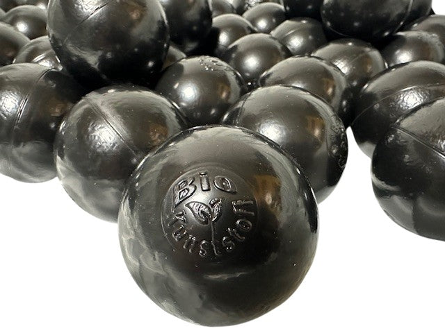 Bio Bällebad Bälle - Schwarz 6cm 100Stück günstig online kaufen