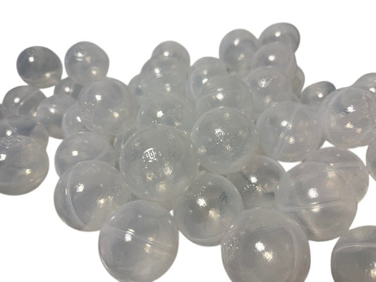Bio Bällebad Bälle - Transparent 6cm 100Stück günstig online kaufen