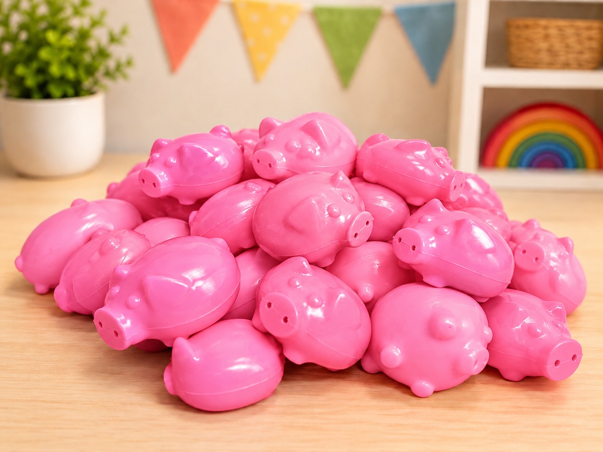 Bällebad Bälle Schweine Rosa 50Stück